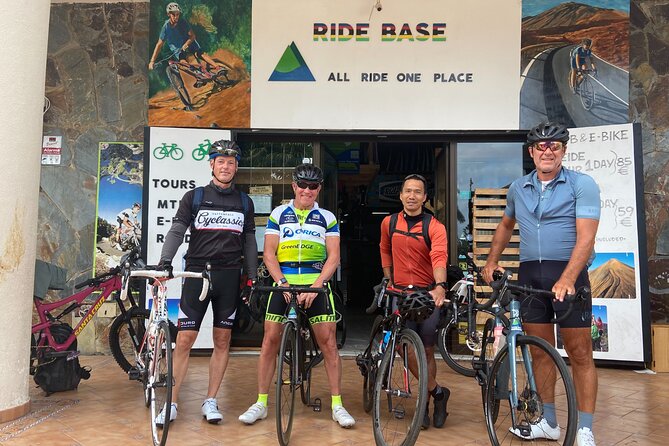 1/2 day guided roadbike tour - Valle de La Orotava stop: the ride breaks at the right moment