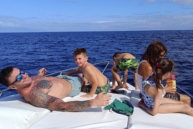 3 Hour VIP Private Luxury Boat Charter in Tenerife - Roca Mar VIP: private boat size and easy Tenerife pickup