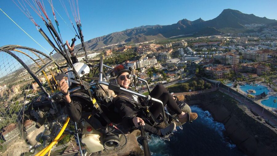 COAST: Fly over the coasts of Tenerife by Paratrike! (20min) - Helmets, Harness, and In-Flight Communication That Actually Helps