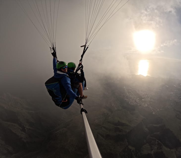 Costa Adaje: Paragliding from 1100m - Incredible landscape! - Flying Over Adeje: Mountains First, Then the Coast