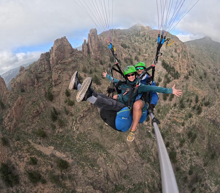 Costa Adaje: Paragliding from 1100m - Incredible landscape! - Landing at La Caleta Beach, Then the Quick Return