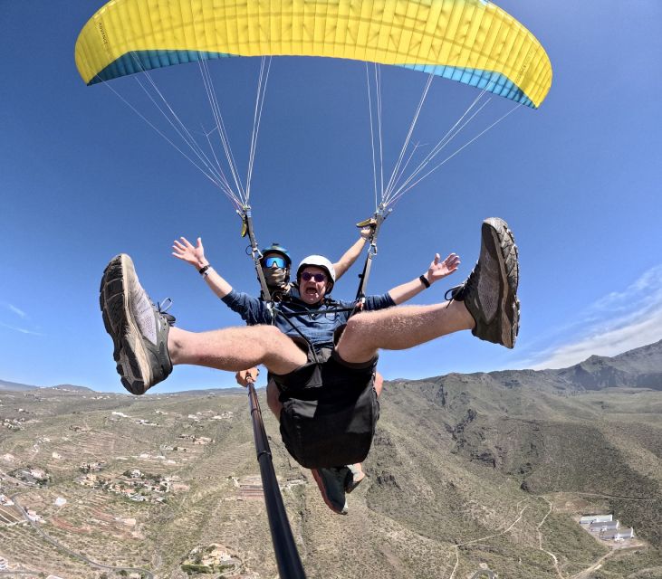 Costa Adeje: Tandem Paragliding Flight with Pickup - Launch and Takeoff: The Moment Your Pilot Controls