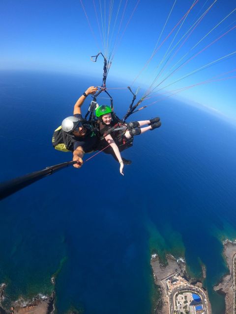 Costa Adeje: Tandem Paragliding Flight with Pickup - Scenic Stops and Safety Briefing Along the Way