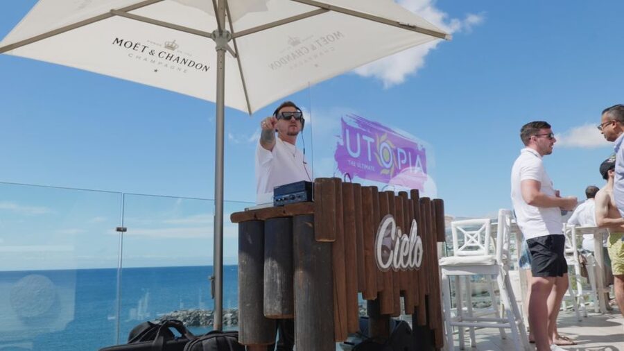Costa Adeje: Tenerife Monkey Beach Club Utopia Pool Party - What 6 Hours Feels Like on the Rooftop
