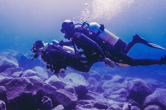 Discover Scuba Diving . First Experience underwater - Walking to Playa de las Vistas: why the location matters