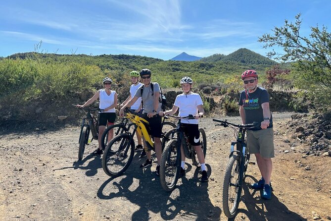 E-bike Ride at Chinyero Natural Reserve - on premium bikes - Chinyero Volcano sections: gravel, small rocks, and a tougher incline at the forest edge