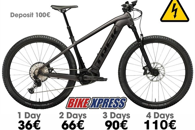 Electric Mountain Bike Rental Tenerife - Price that makes sense for a full day, if you stay in the delivery zone