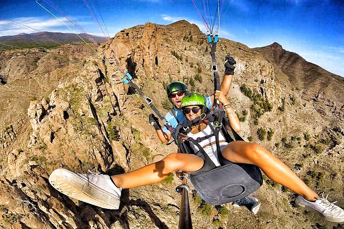 GOLD paragliding flight including videos/photos, t-shirt and a bottle of Cava - Getting to the launch: the drive that sets the tone in Costa Adeje