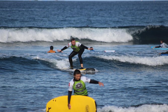 Group Surfing Lesson at Playa de las Américas, Tenerife - Coaches with real personality, names you may see
