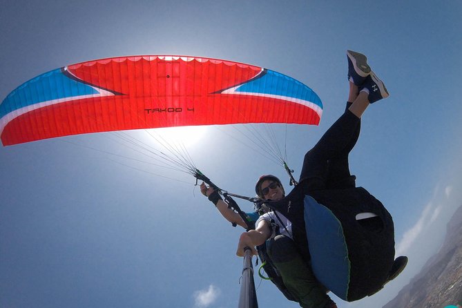 High Performance Paragliding Tandem Flight in Tenerife South - The Flight Itself, 25 to 30 Minutes You Can Actually Feel