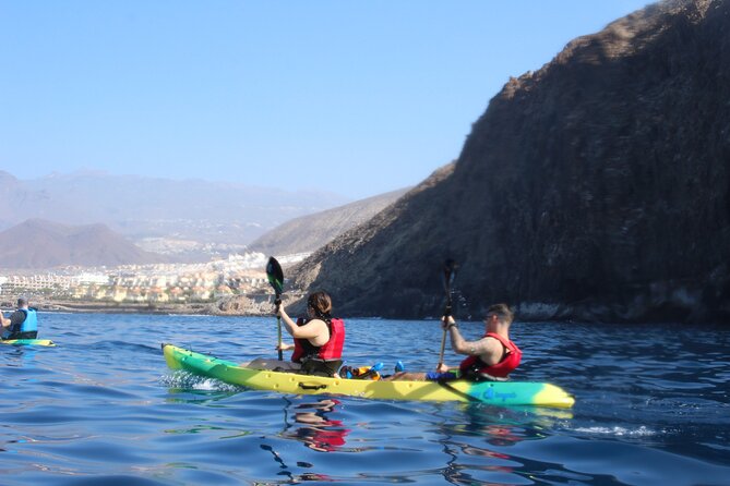 Kayak Route along the Volcanic Coast in Tenerife South with Snorkeling - Snorkeling for Turtles: The Best Part, the Variable Part
