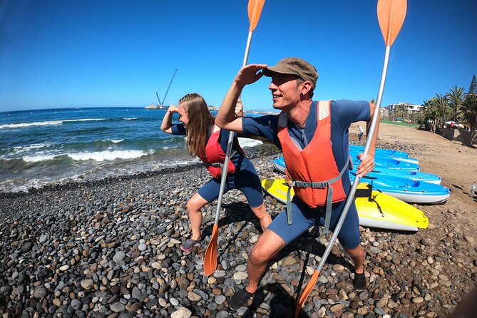 Kayaking + snorkeling with turtles - Los Cristianos to Palm-Mar: the ocean route that keeps it fun