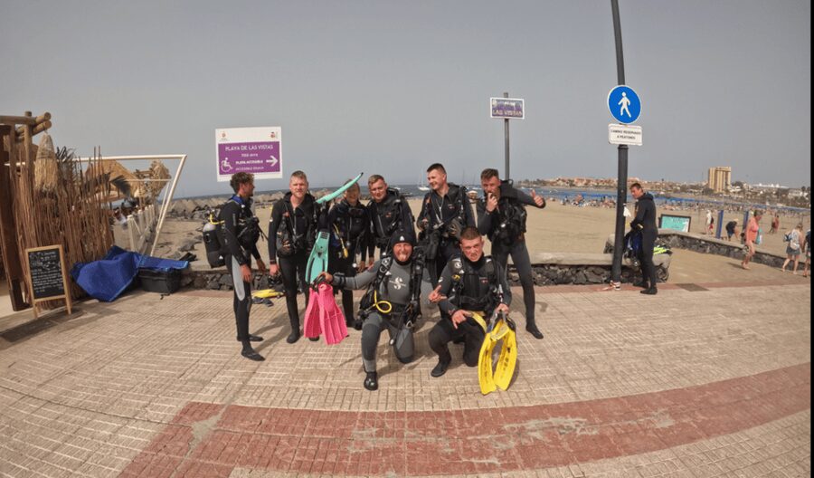 Los Cristianos: Try Dive for beginners - Los Cristianos underwater world, with a clear target depth