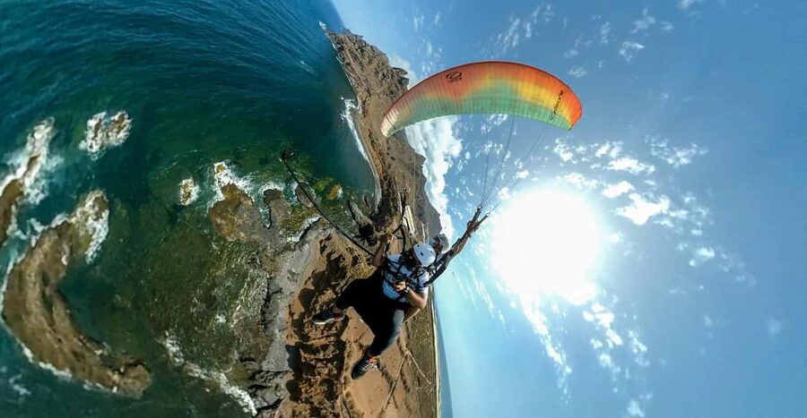 Paragliding in Puerto de la Cruz - Puerto de la Cruz in the sky: what you actually see