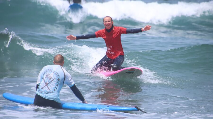 Playa de Las Americas: Surfing Group Lesson with equipment - The water vibe: why this lesson feels better than you expect