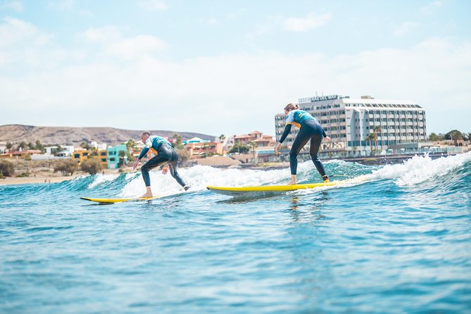 Private couple Surf Lesson - What you practice on, and why that instruction beats solo practice