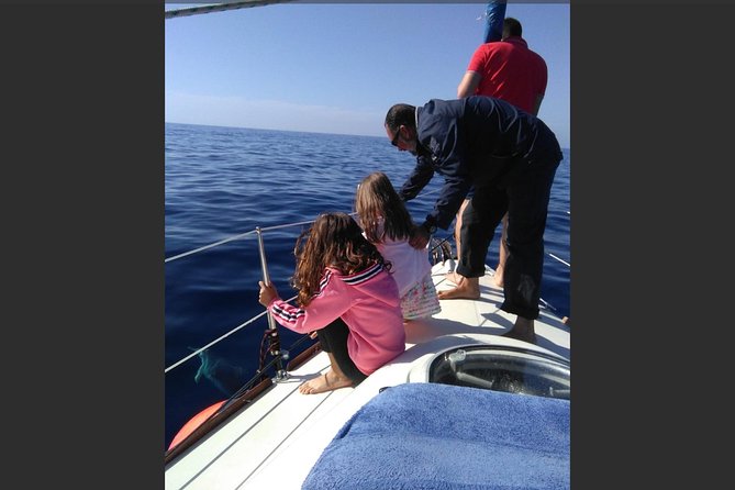 Private Yacht Tour With Whale and Dolphin Watching 42 Foot Boat - The anchored swim and snorkeling moment