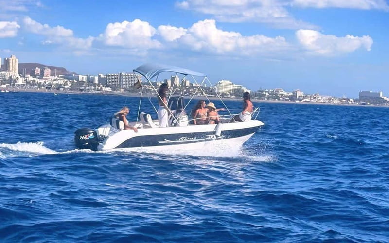 Puerto Colon: License-Free Self-Drive Boat in Tenerife - From Gate 3 to the Captain Mode: How the Timing Works