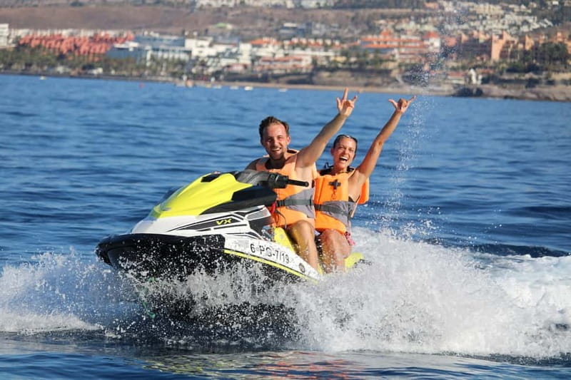 Puerto Colón: Tenerife Coast Jet Ski Tour with Photos - Puerto Colón to Costa Adeje: the jet ski safari in plain terms