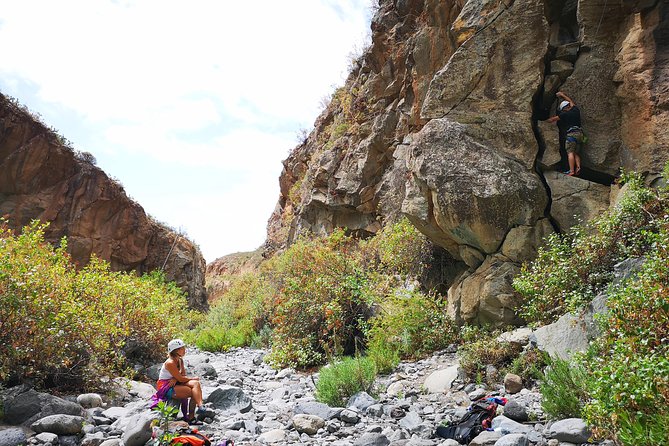 Rock climbing in natural space. - The Climbing Itself: Up to 20 Meters, With Different Routes