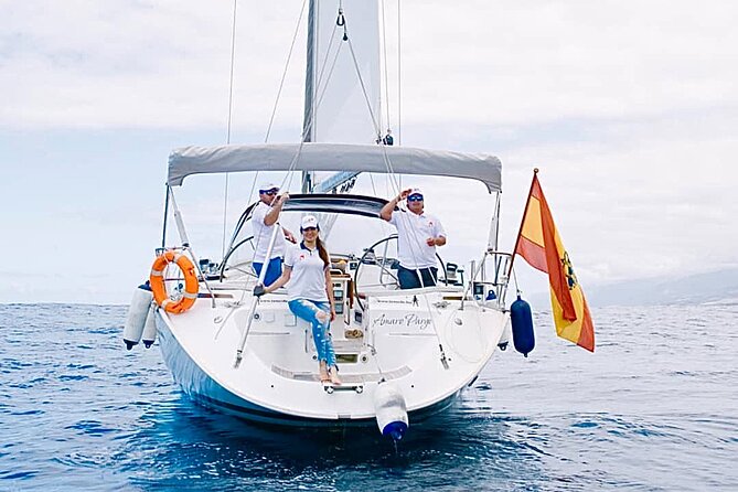 SAILING YACHT EXCURSION TOUR, Food & Drinks included! - Spotting Whales and Dolphins Off Southern Tenerife