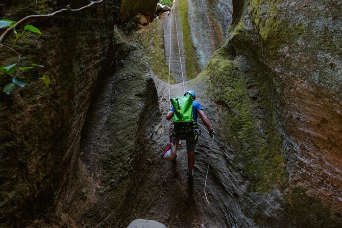 Small-Group Half-Day Canyoning in La Orotava - Inside the canyon: 7 to 8 rappels, different techniques, and real variety