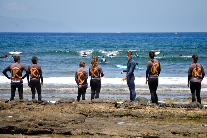 small group surf lesson in Playa de las Américas,Tenerife - What the Actual Session Feels Like in the Water