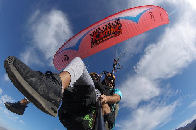 Tandem paragliding in Tenerife - The flight: 15 to 25 minutes of thrill and calm