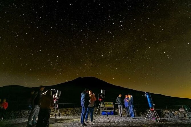 TEIDE NIGHT, Stargazing Bus Tour, Meal & Drinks included! - Stargazing at Teide: lasers, constellations, and real telescopes