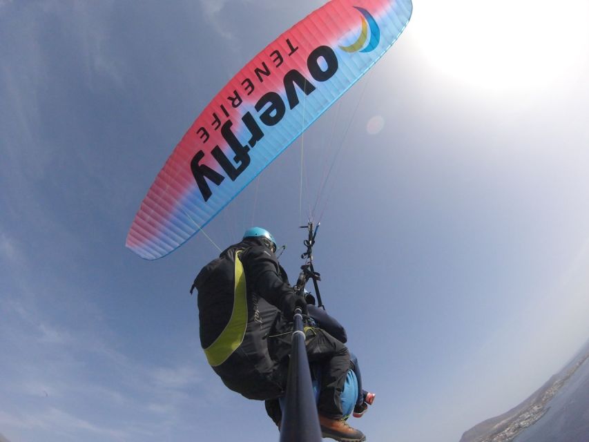 Tenerife: Acrobatic Paragliding Tandem Flight - Pickup around Costa Adeje, Las Américas, and Los Cristianos