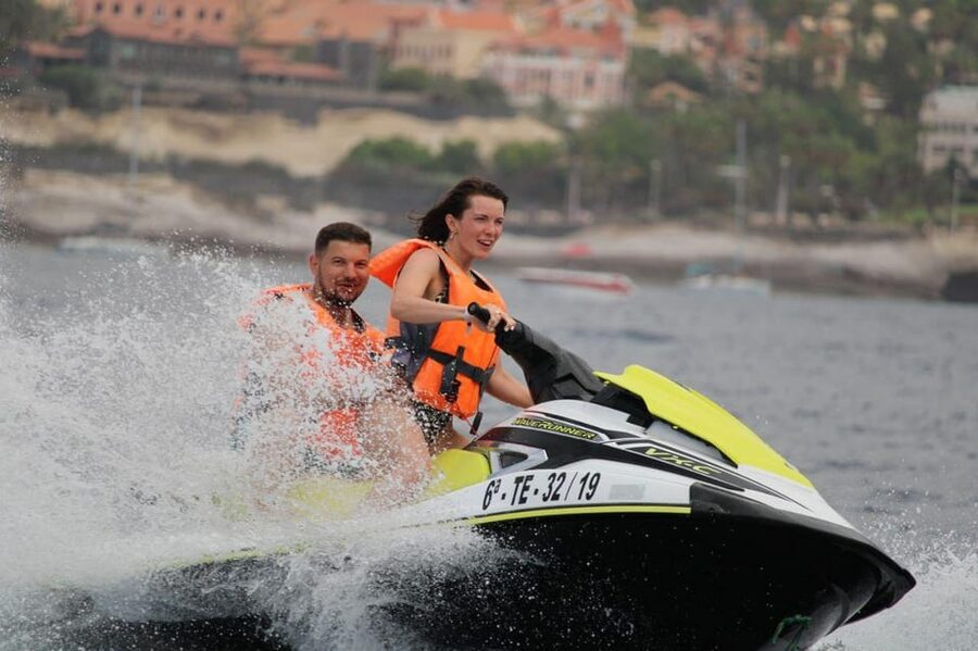 Tenerife: Jet Ski Guided Tour Discovery the Coastline - Tenerife Jet Ski Island in 1 hour: what the tour really feels like