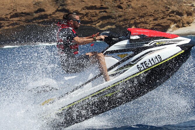 Tenerife : Jet Ski Tour with option for Quad Trip - The Swim and Snorkel Break: The Fun Pause Between Chops