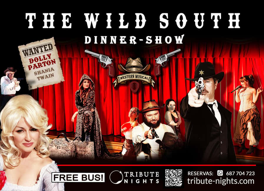 Tenerife : Musical show "the wild south" with dinner and transfer - Dinner options: Golden vs Platinum, and what you should expect