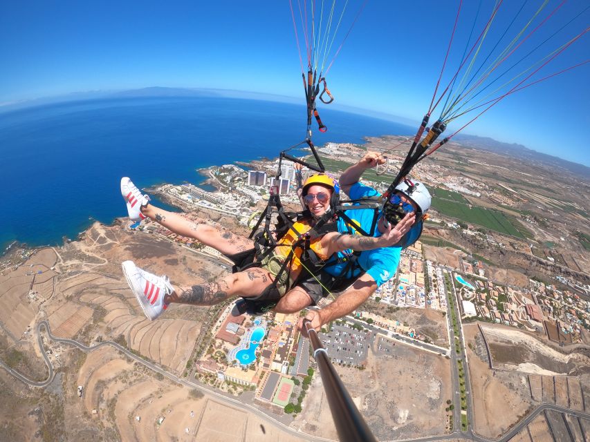 Tenerife: Paragliding with National Champion Paraglider - Adeje is the perfect setting for Tenerife paragliding
