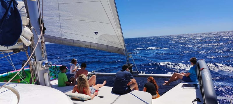 Tenerife: PRIVATE Catamaran cruise with Lunch and Drinks - Lunch, drinks, and the part that feels most like a vacation