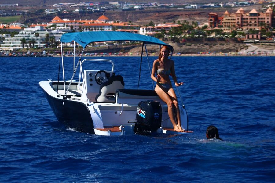 Tenerife: Rent a Boat with No License, Self Drive - The One-Hour Plan: Cruise, Coves, Swim, Repeat