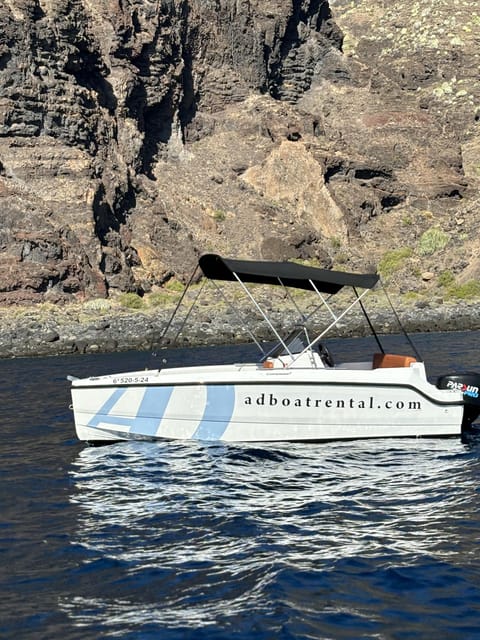 Tenerife: rent a boat without license - From Harbour Number 7 to Los Gigantes, Masca, and Teno