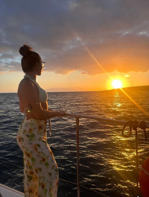 Tenerife: Sunset Catamaran Tour with Transfer, Buff & Drinks - Puerto Colon departure and the pickup that sets the tone