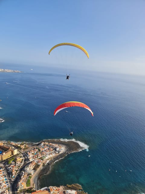 Tenerife: Tandem Paragliding in Adeje with hotel transfer - The flight itself: From 800m above Adeje to La Caleta