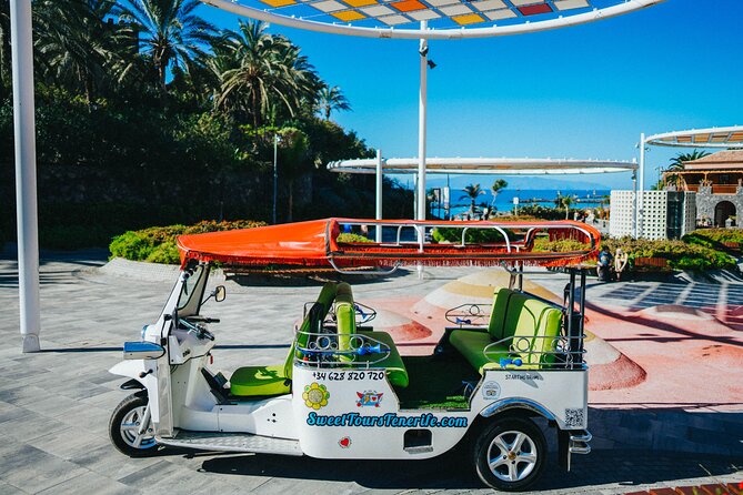 Tuk Tuk Tours in Costa Adeje - The most touristic stretch: bars, restaurants, and nightlife energy